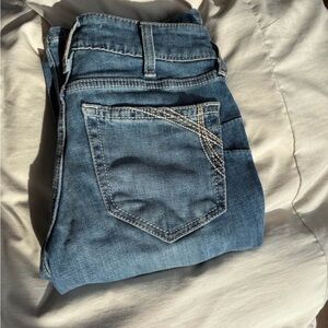 Ariat Women's Western Blue Boot Cut Jeans Perfect Rise Naz US 24 L